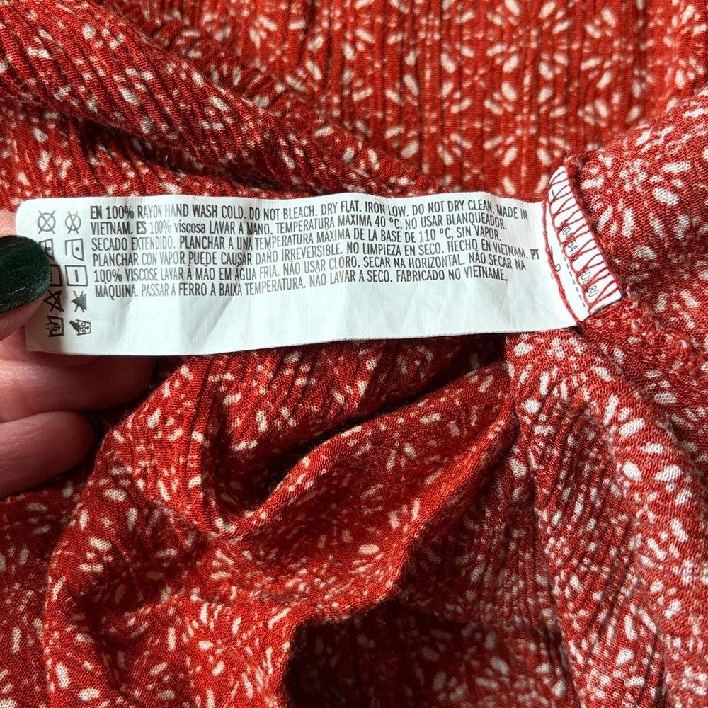 Forever 21 Red Midi Dress - Picture 4 of 5